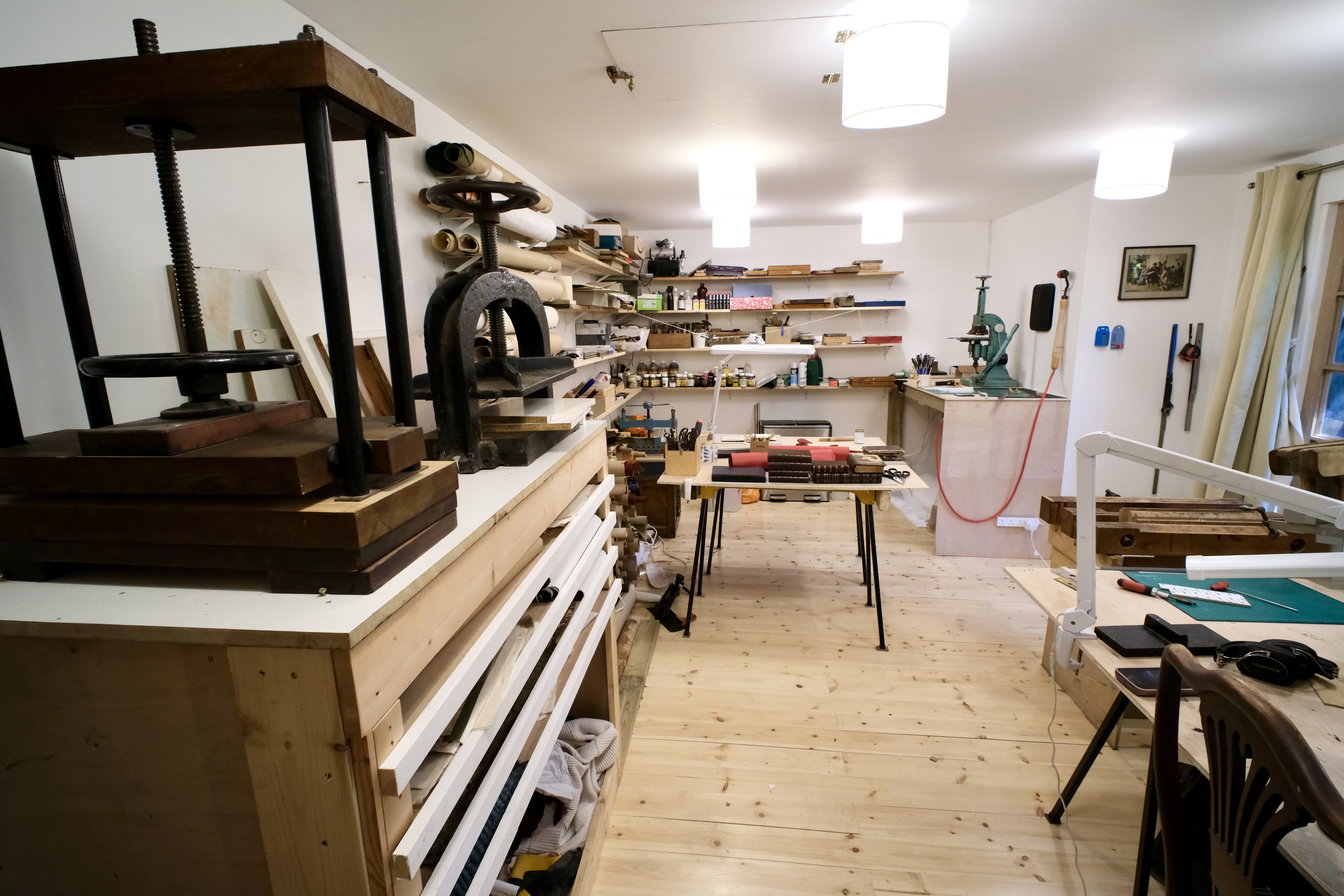 Busy workshop